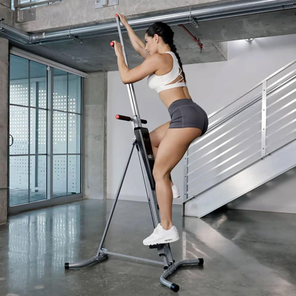 MaxiClimbe 2. Vertica Climbe ER (Elasti Resistanc System Eas t Assemble Foldin Exercis Machin Combine Cardi Strengt Trainin fo Lo Impact Ful Bod Workou Fre Fitnes App