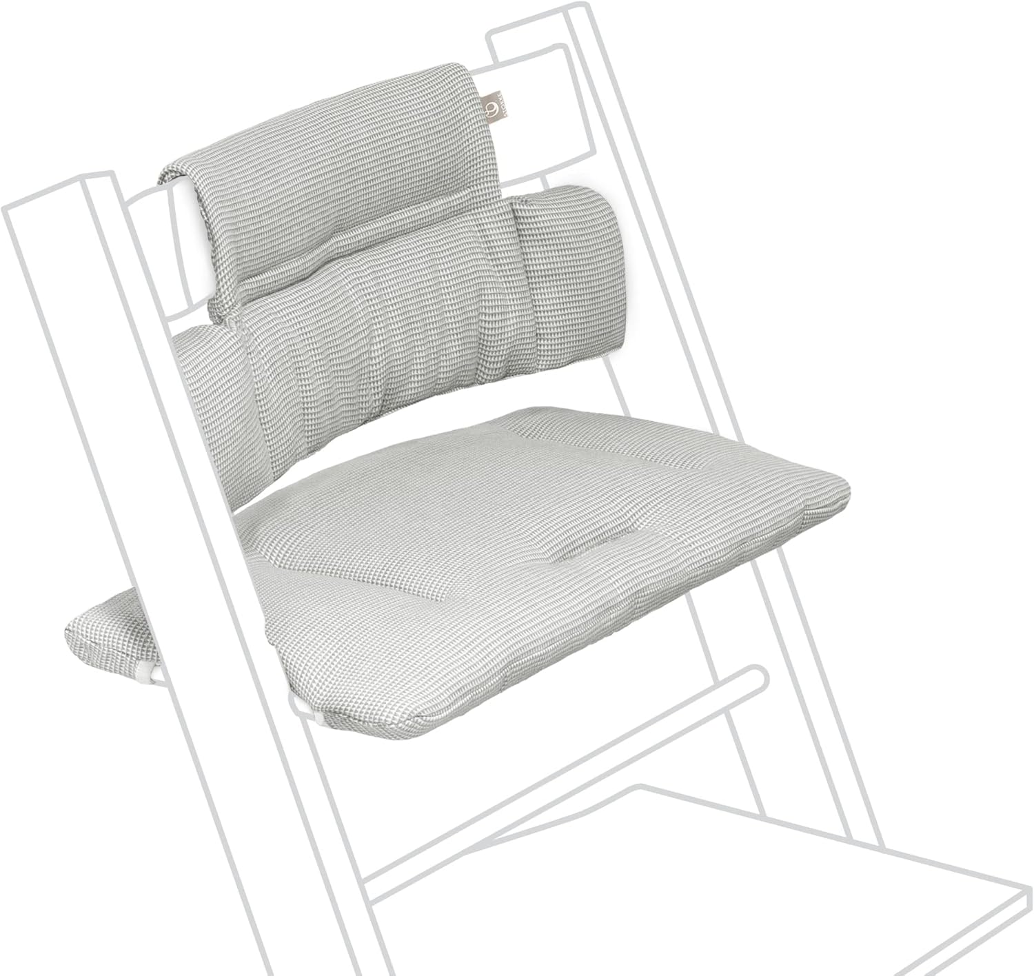 Stokk Trip Trap Classi Cushion Nordi Gre Pai wit Trip Trap Chai Hig Chai fo Suppor an Comfor Machin Washable