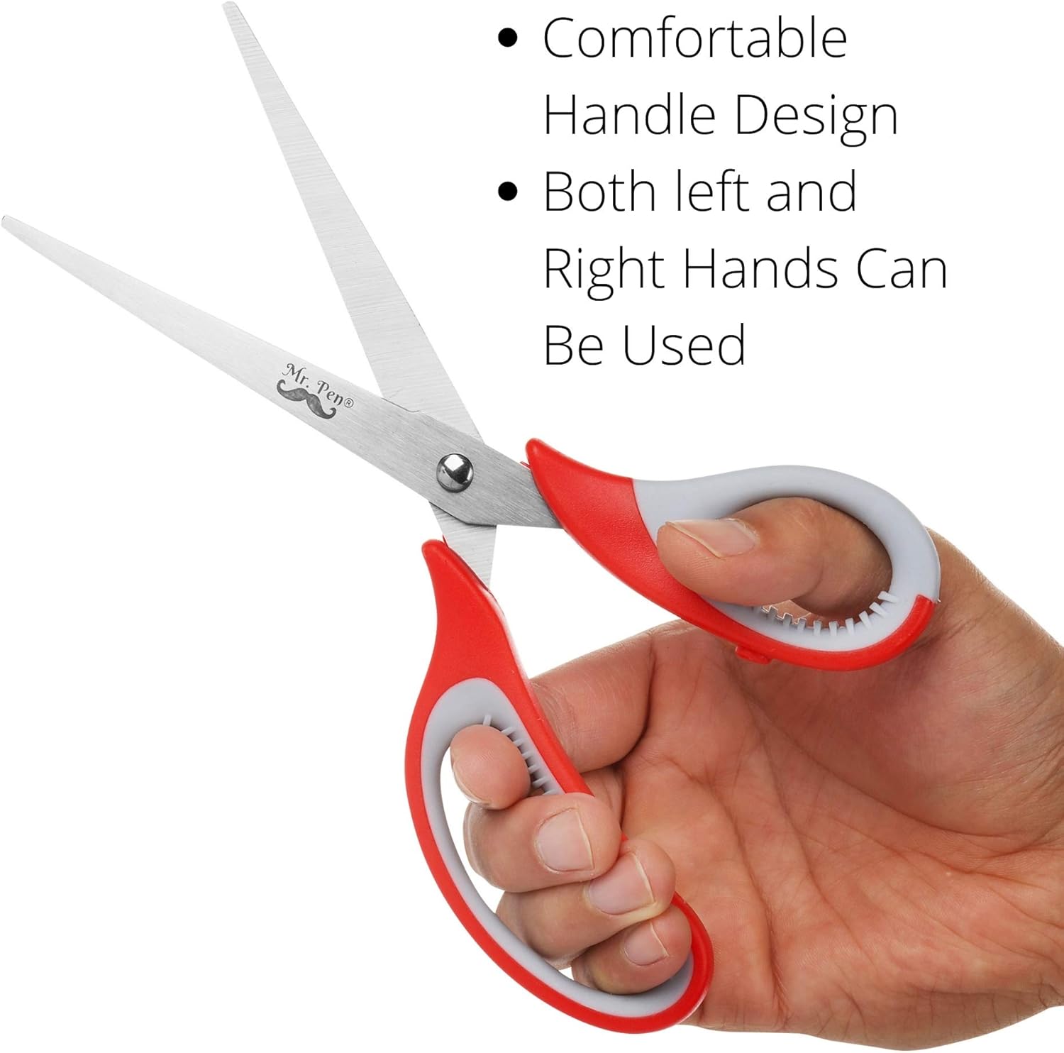Multipurpos Scissor  inch Pac o 4 Shar Adul Offic Scissor fo Pape an Fabric