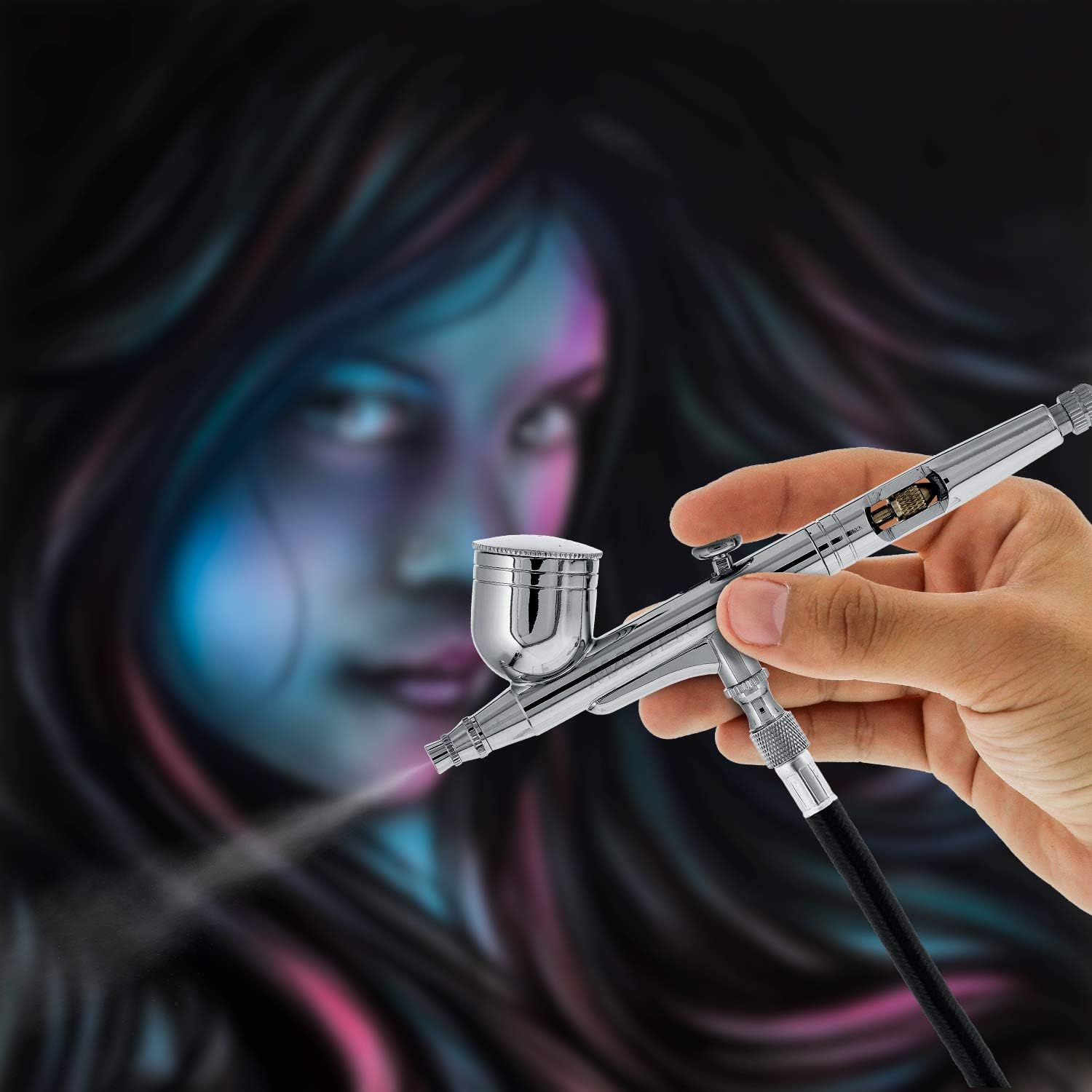 Pac Se o Multi-Purpos Precisio Dual-Actio Gravit Fee Airbrushes