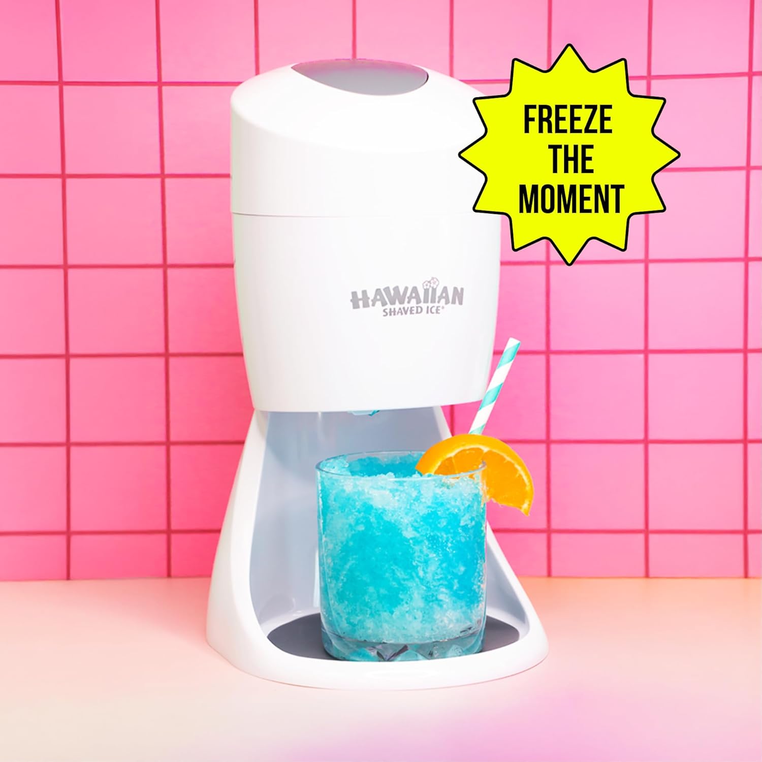 Hawaiia Shave Ic S900 Sno Con an Shave Ic Machin wit Reusabl Plasti Ic Mol Cups Non-sli Mat Instructio Manual 1-yea Manufacturer¡¯ Warranty 120V White