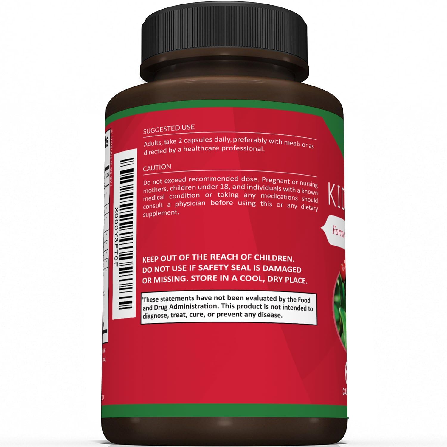 Sunergeti Premiu Kidne Cleans Supplemen Powerfu Kidne Suppor Formul wit Cranberr Extrac Help Suppor Health Kidney Urinar Trac Support 6 Vegetaria Capsules