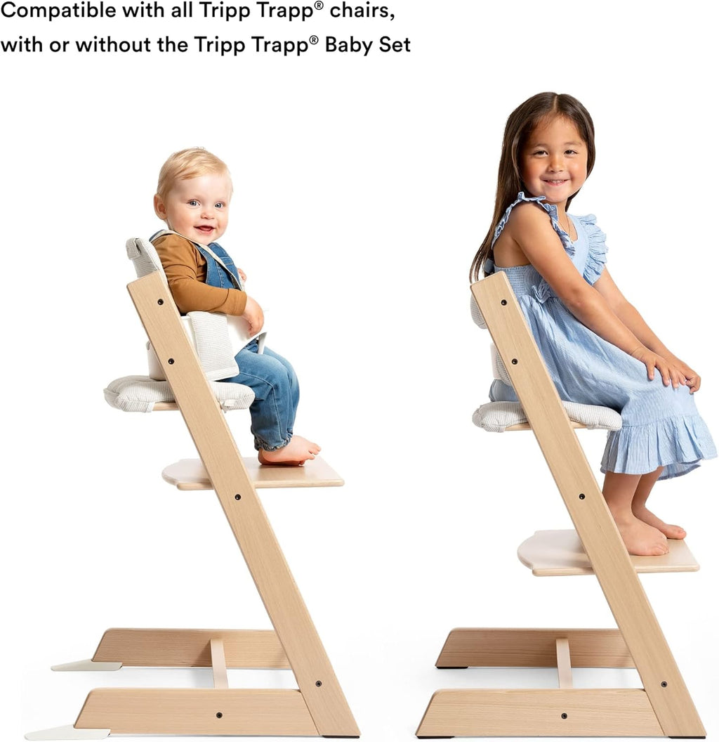 Stokk Trip Trap Classi Cushion Nordi Gre Pai wit Trip Trap Chai Hig Chai fo Suppor an Comfor Machin Washable