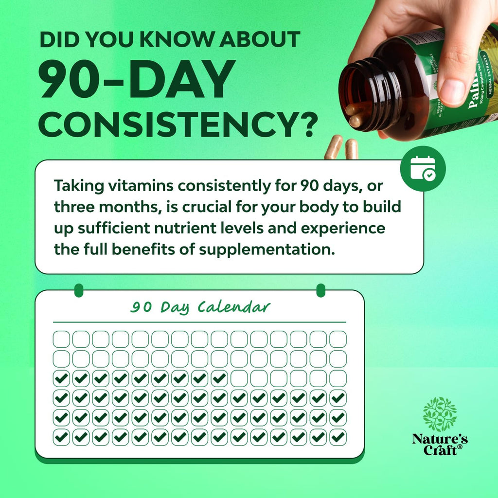 Extra Strength Saw Palmetto Extract - Advanced Herbal Complex for Hair Health and Urinary Support with Plant Sterols Flavonoids - Potent Herbal Supplement with 500mg per Serving - 30 Capsules