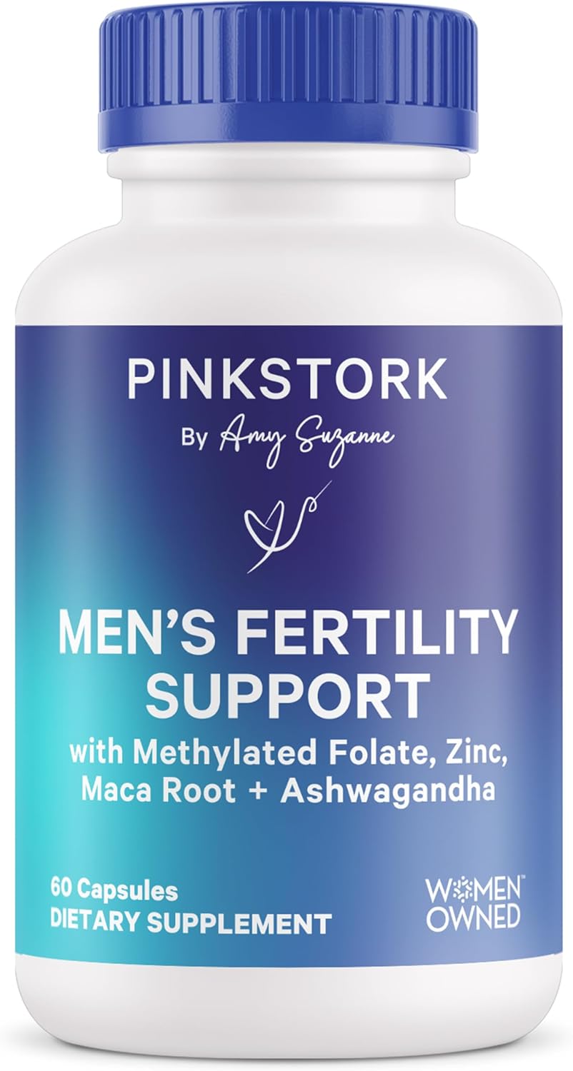 Pin Stor BlueStor Men' Fertilit Suppor Support Conceptio fo Hi Mal Prenata Vitamin wit Mac Root Ashwagandha Folate B1 Sper Heath Drive Motilit 6 Capsules