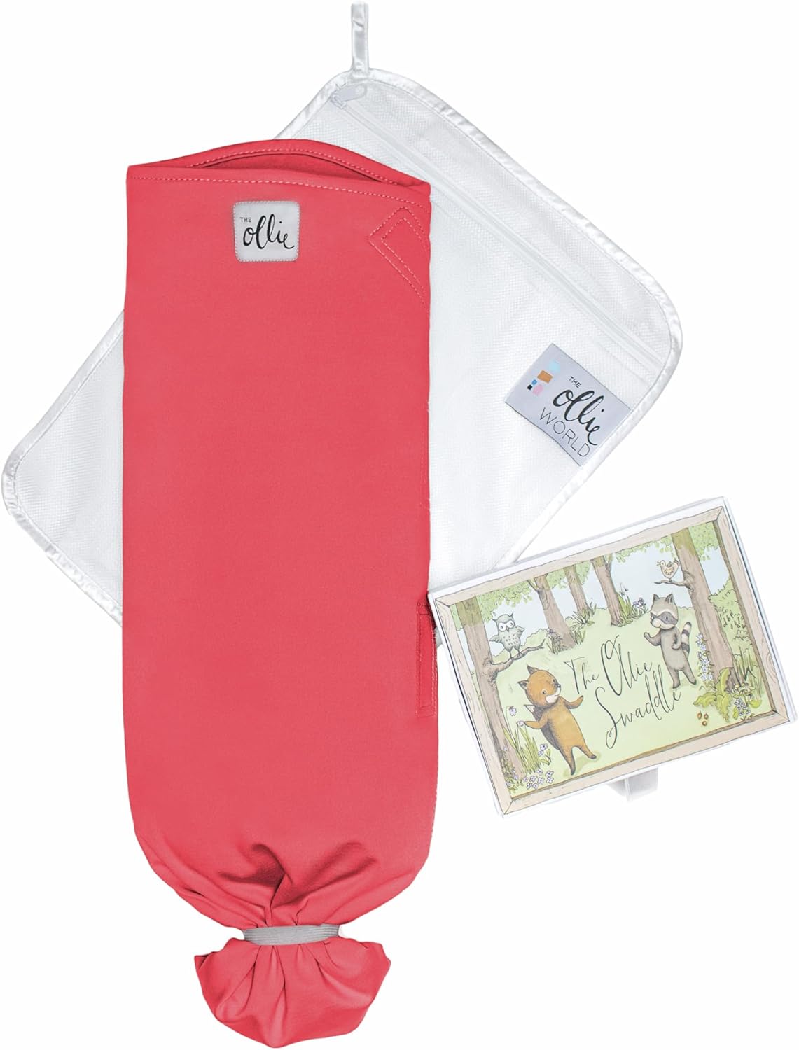 Th Olli Swaddl Alphi Slee Pouc Bab Slee Bundl 3-Wa Adjustabl Newbor Swaddl Blanke an Wearabl Slee Sac Moisture-Wicking Buttery-Sof Fabri Newbor t 1 Month (Sunset)