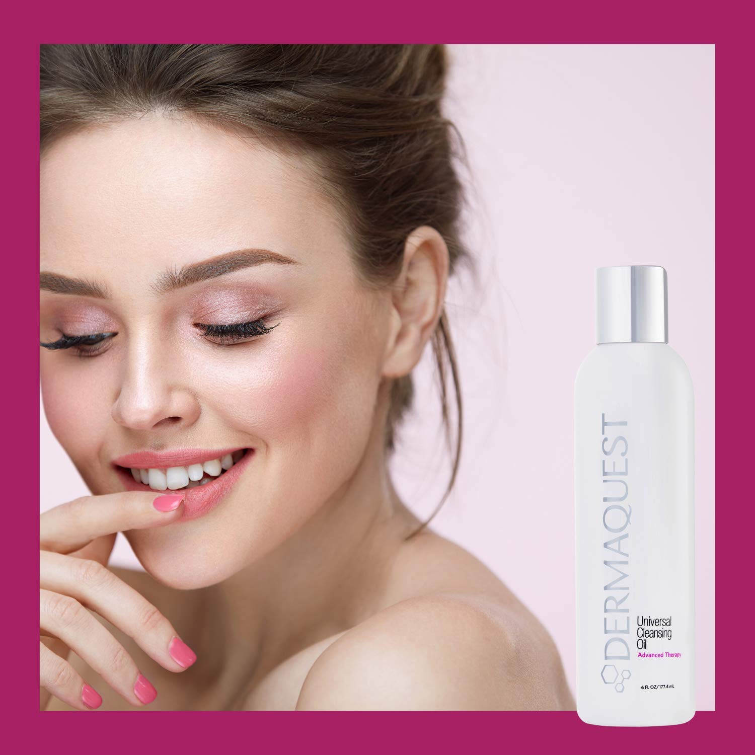DermaQues Advance Therap Universa Ant Agin Cleansin Oi an Makeu Remove Fo Dry Oil an Sensitiv Ski Nourishe Soothe Non-Comedogeni (6oz)