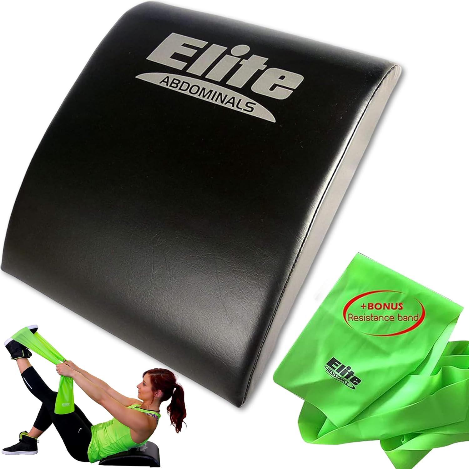 Elit Sport Equipmen A Ma wit Resistanc Ban Hig Densit Foa Ma fo Abs No Sli Curve Cor Traine fo Si Ups Crunche Bac Suppor A Workou Equipmen fo Hom Gy Training