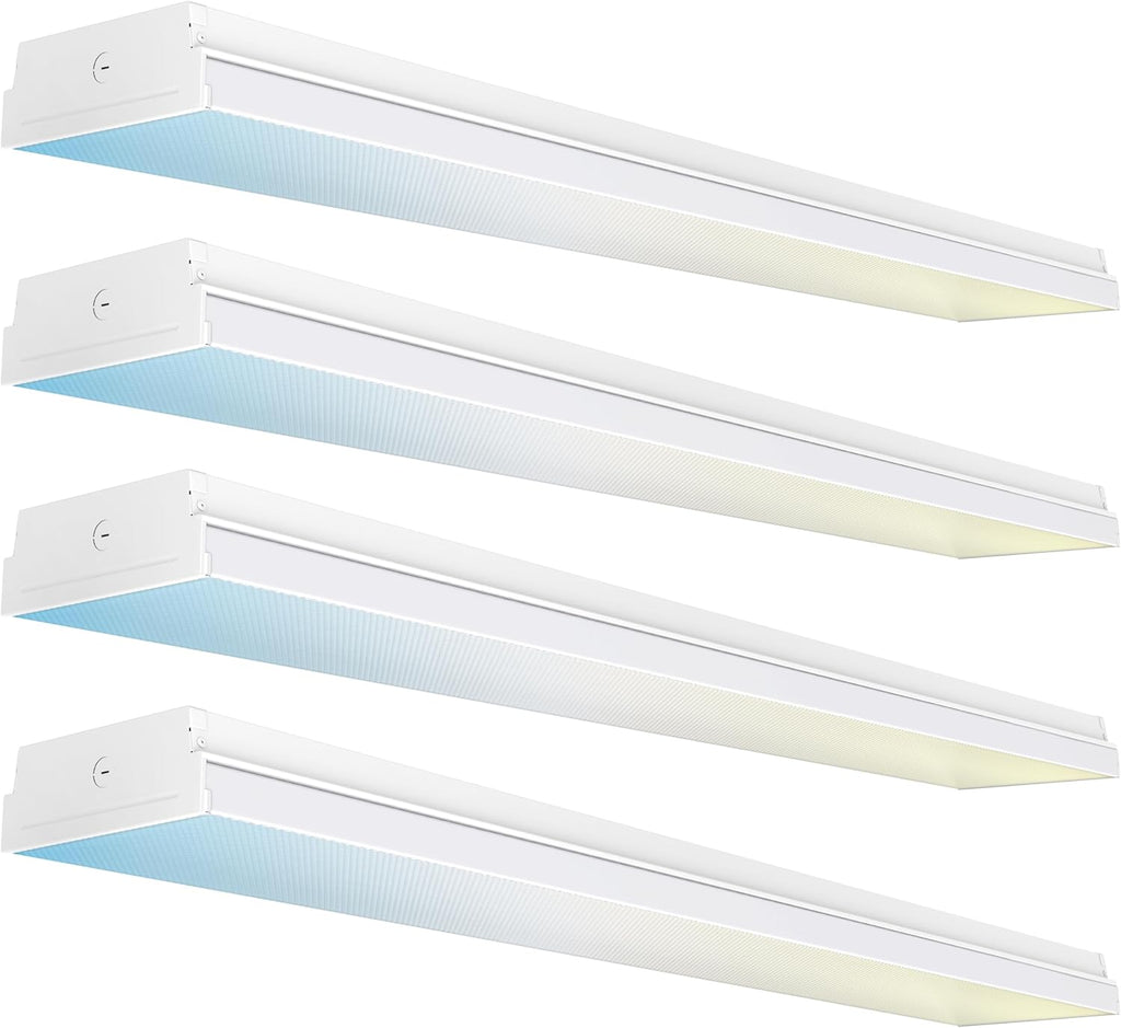 Sunc Pac Inc LE Prism Wraparoun Ceilin Light 12.5W/25W/50 Selectable 650 Lumens 3CC 4000K/5000K/6000K Linkabl Commercia Industria Warehous Garage Non-Dimmable AC120-277V ETL