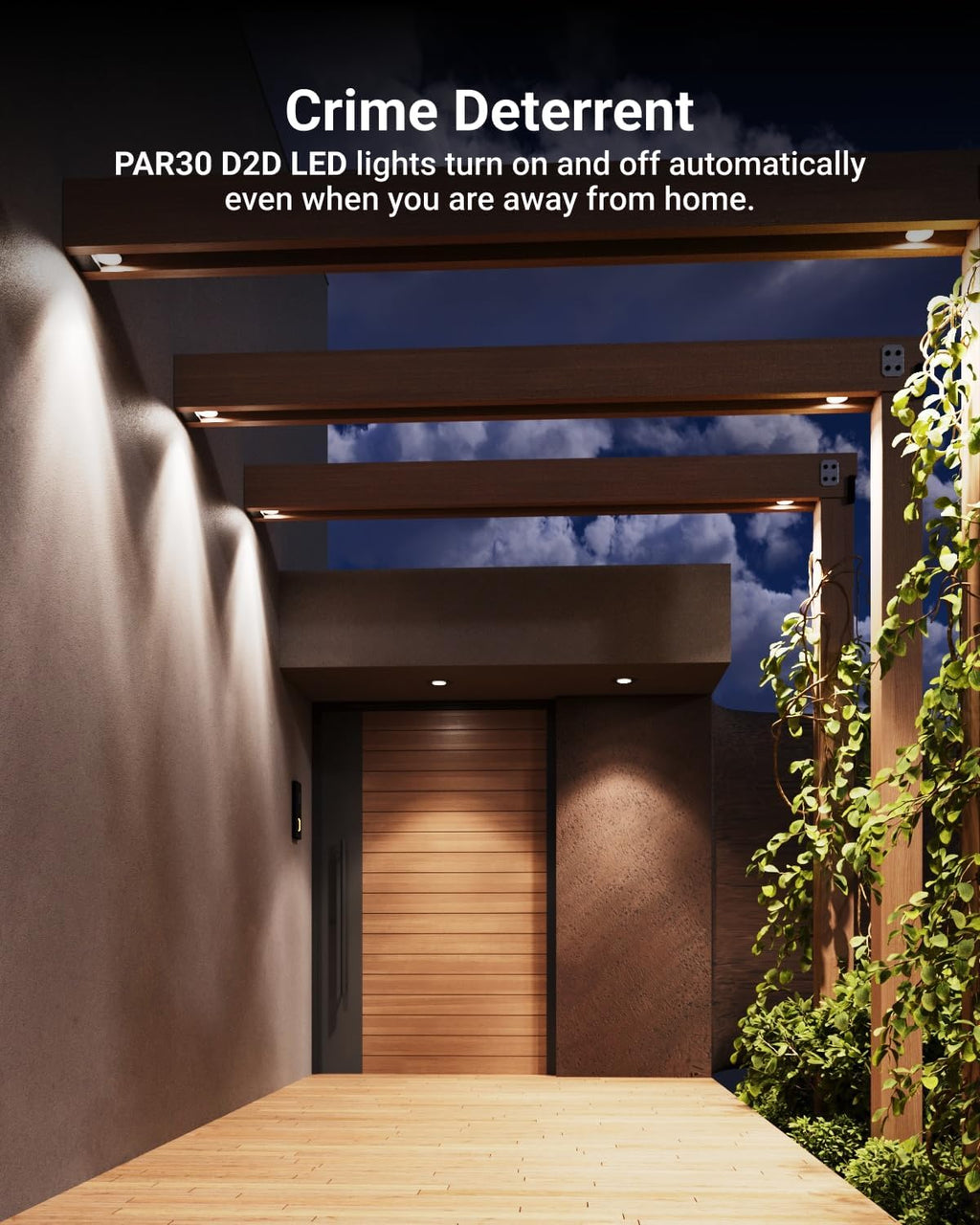 Sunc LE PAR3 Dus t Daw Ligh Bul fo Outsid Porch Patio Backyard 11W=75W 85 LM 5000 Daylight? Non-Dimmable Photocel Sensor U Pack.