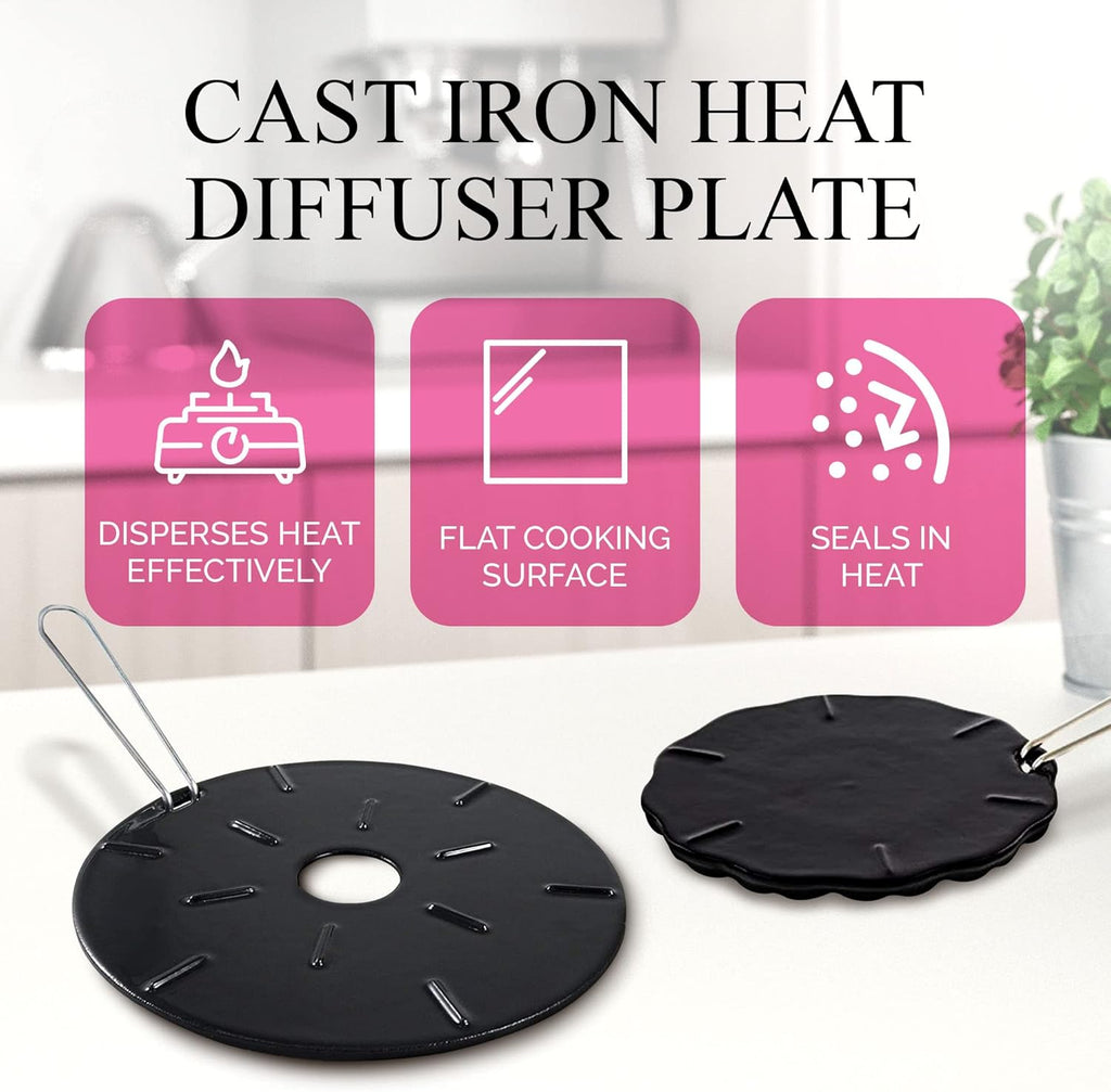 Cas Iro Hea Diffuse fo Ga Stov  Size Include 8.2 an 6.7 Inc Hea Diffuser fo Electri Stov Ga Hea Plat Cas Iro Simme Plat fo Ga Burners