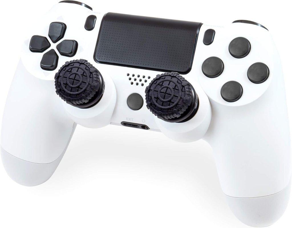 KontrolFreek FPS Freek Battle Royale Nightfall for PlayStation 4 (PS4) and PlayStation 5 (PS5) | Performance Thumbsticks | 2 High-Rise Convex Black