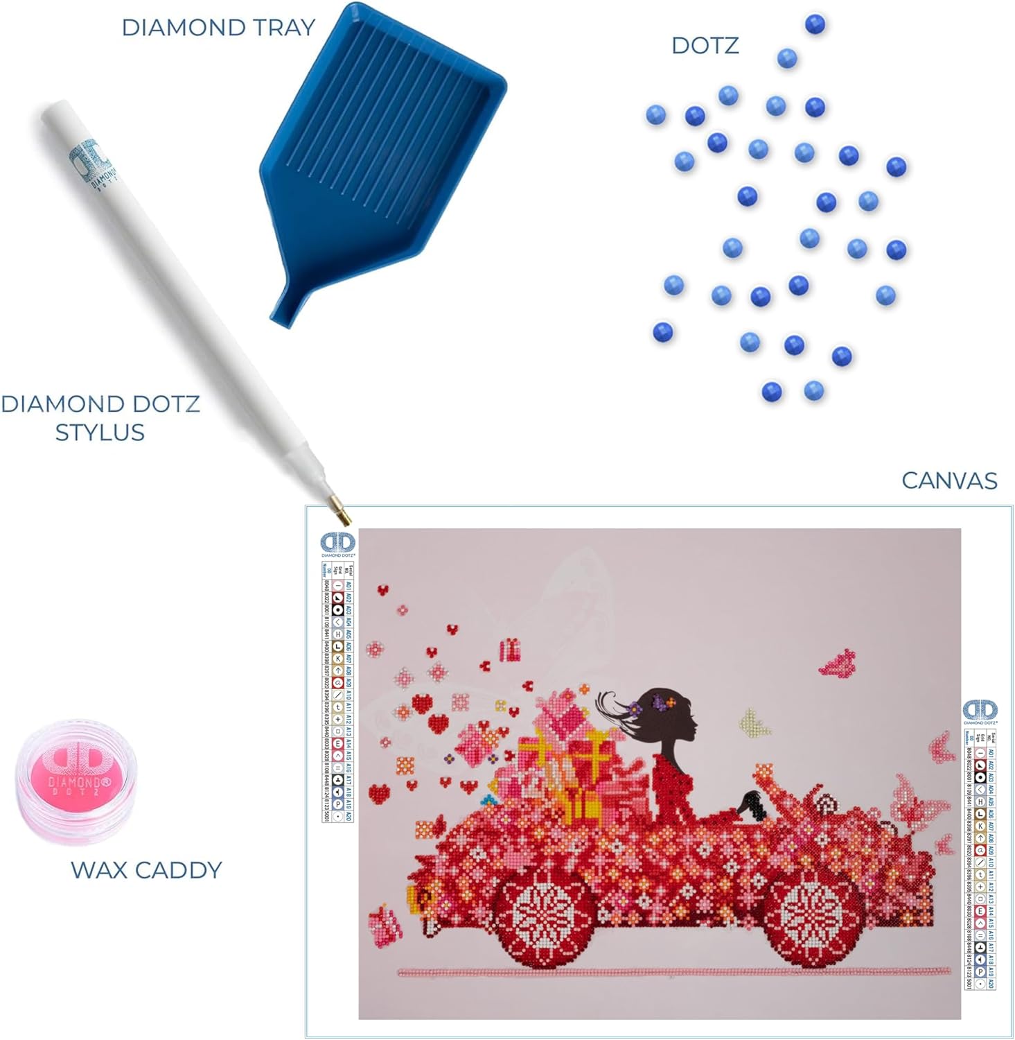 DIAMON DOT a Hom Colorfu Carriage Partia Drill Roun Dotz Diamon Paintin Kits Diamon Ar Kit fo Adults Diamon Ar Car Diamon Art 20inchx16inch