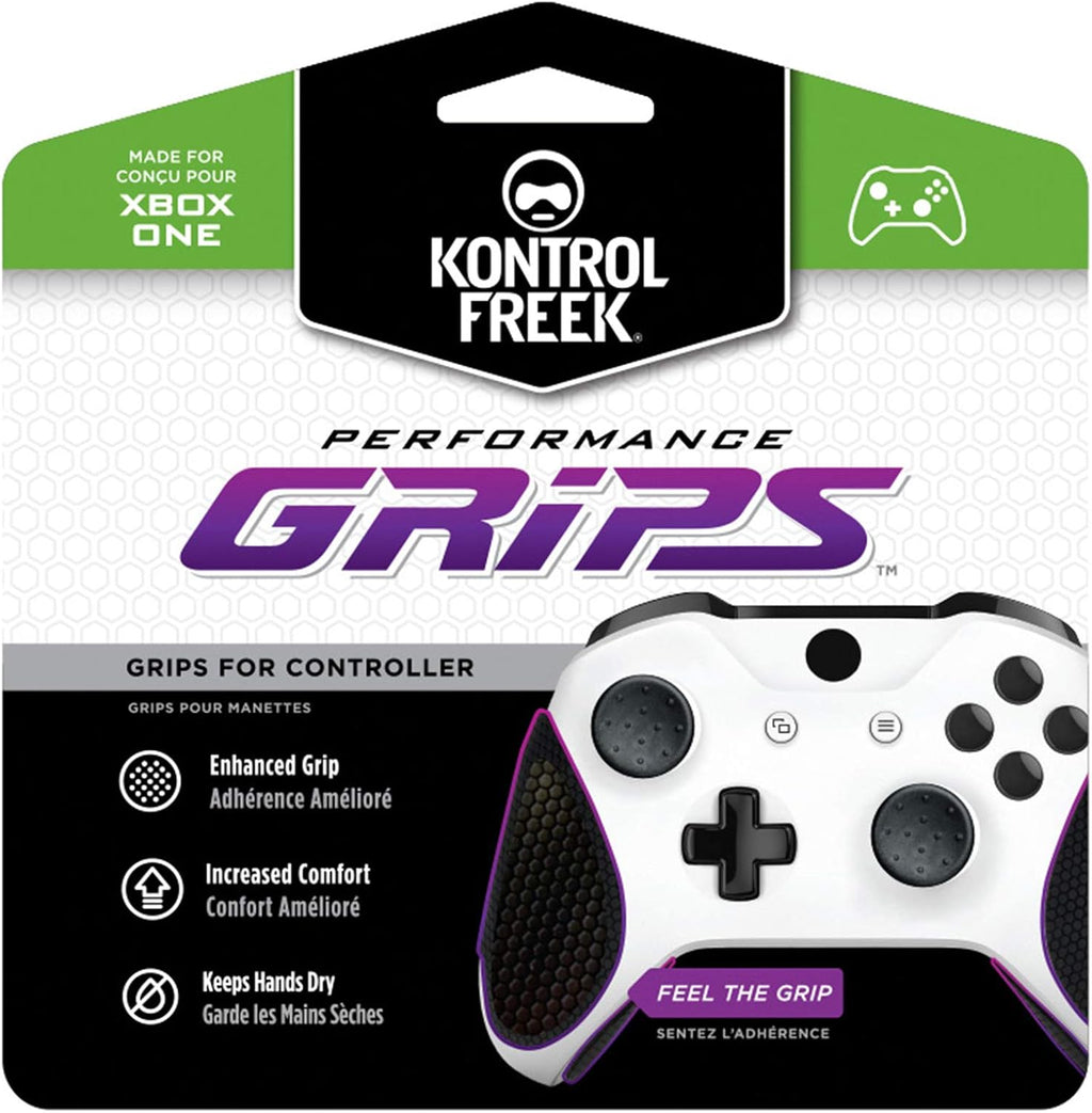 KontrolFreek Performance Grips for Xbox One and Xbox Series X Controller (Galaxy Purple)