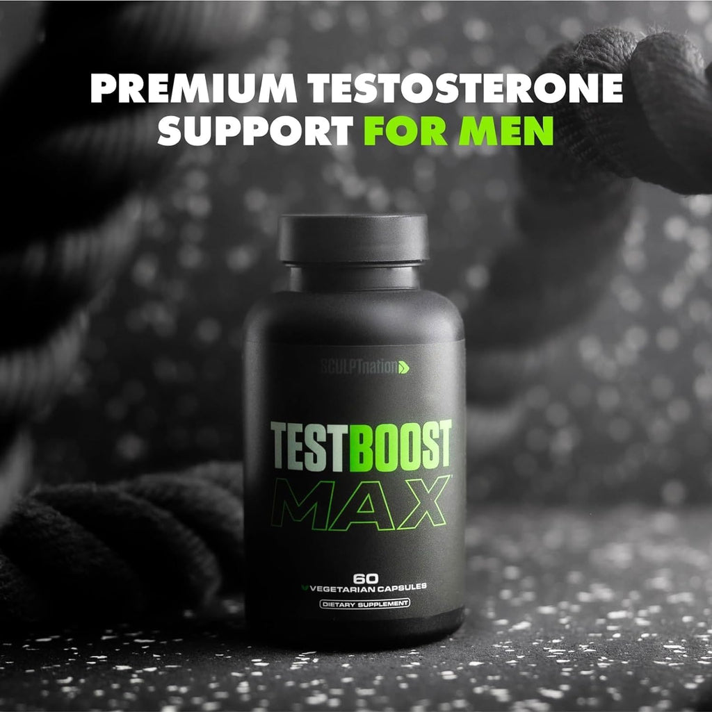 Sculp Natio b Shre Tes Boos Ma Testosteron Supplemen fo Me Tribulu Terrestri fo Me Natura Energy Stamina an Strengt Booste 6 Glute Fre Capsules