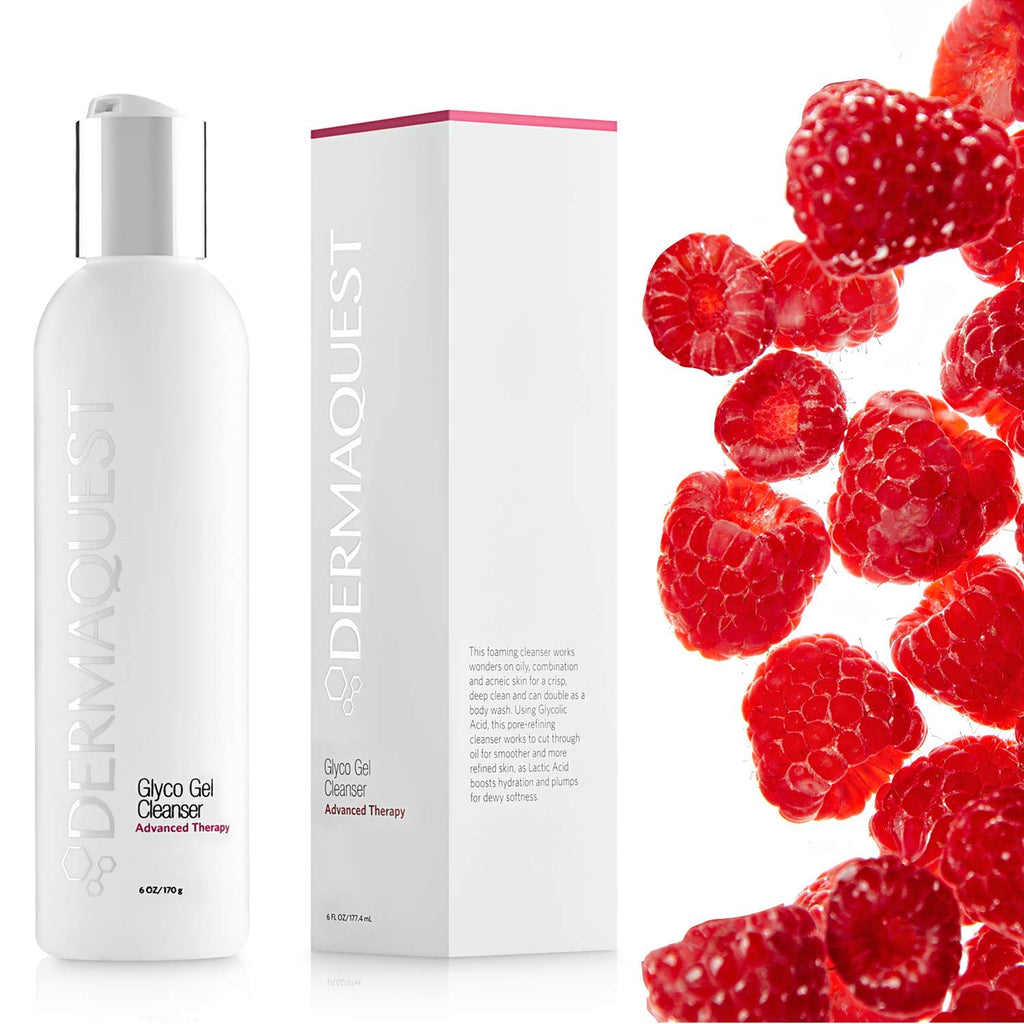 DermaQues Advance Therap Foamin Glyc Ge Base Cleanse wit 15 Glycoli Aci Lacti Aci Dee Cleansin Dail Fac Was fo Oil Ski an Papula Acn ( oz)