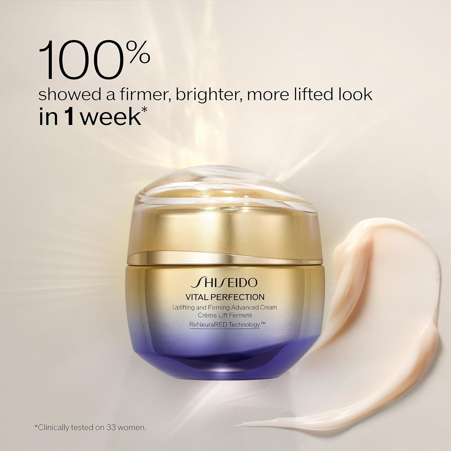 Shiseid Vita Perfectio Crea Anti-Agin Moisturize fo Norma t Dr Ski Visibl Lift Firms