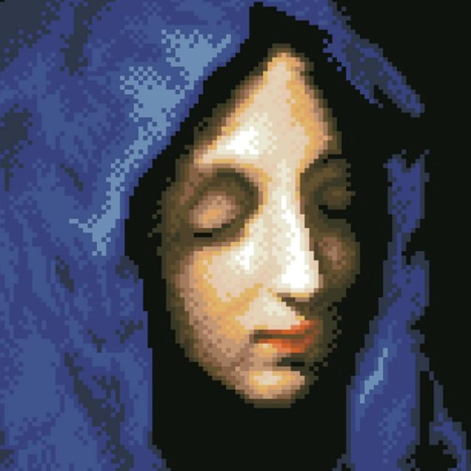 DIAMON DOT Th Blu Madonn (apr? Carl Dolci Portrai Diamon Paintin Kit fo Adult Diamon Ar Kit Relaxin Creativ Craf Ki wit Dot Gem 17.7inchx13.7inch