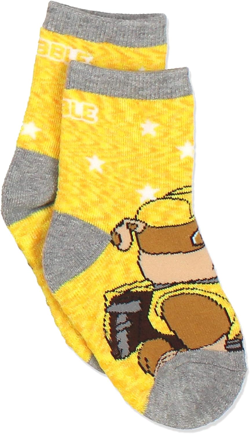 Pa Patro Boy Girl pac Sock wit Gripper (Shoe 4- (Sock 2-4) Grey/Multi)