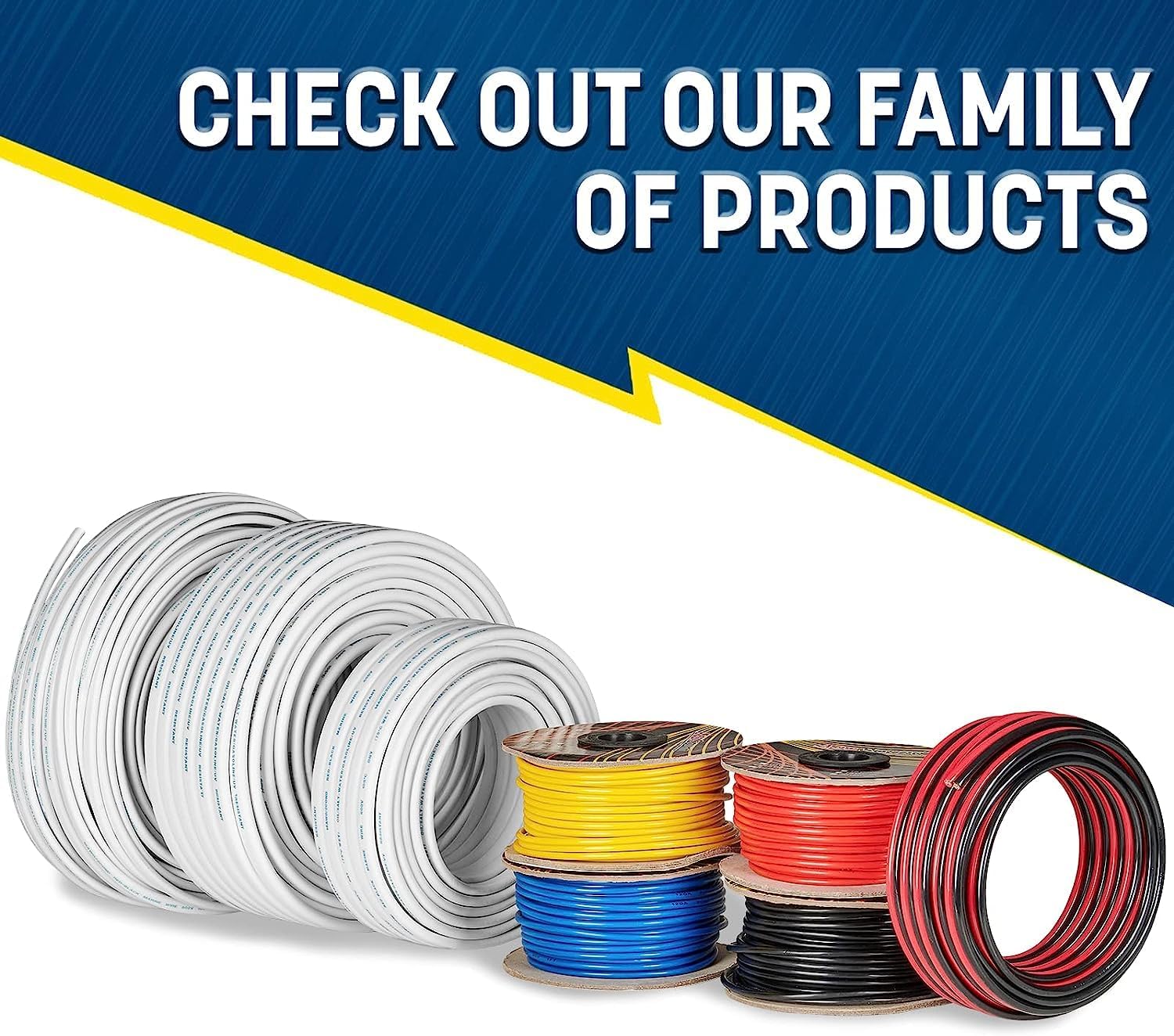 GS Power 100 Ft Duplex Marine Wire, 18 Gauge Wire, Oxygen-Free Tinned Copper 18 AWG Electrical Boat Wiring, Sheathed Copper Marine Grade Electrical Cable for Boat Automotive RV Camper Trailer