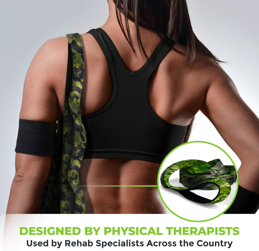 Gradient Fitness Stretching Strap for Physical Therapy, 12 Multi-Loop Stretch Strap 1.5inch W x 8' L, Neoprene Handles, Physical Therapy Equipment, Yoga Straps for Stretching, Leg Stretcher.