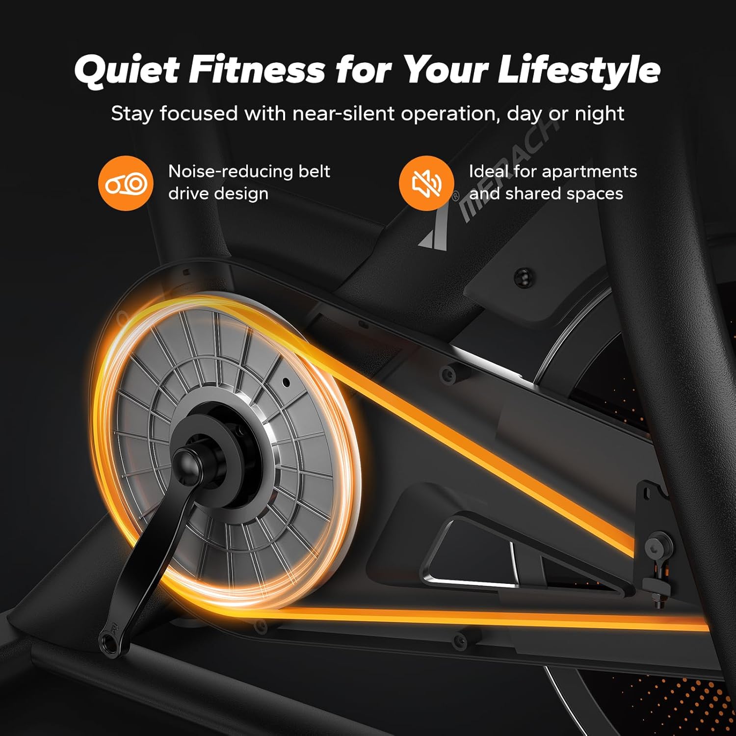 Merac Exercis Bik wit Inclin Decline Stationar Bik fo Hom Gy Fitness Automate Magneti Resistance Indoo Workou Bik wit Self-Develope App 35 lb Weigh Capacit 4 lb Flywheel