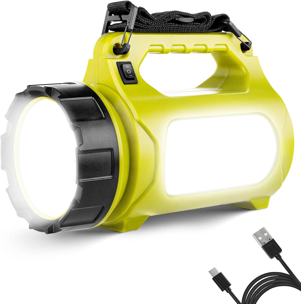 L Rechargeabl LE Lantern Campin Essentials 1000LM Ligh Modes Powe Bank IPX Waterproof Lanter Flashligh fo Hurrican Emergency Hiking Hom an More US Cabl Included