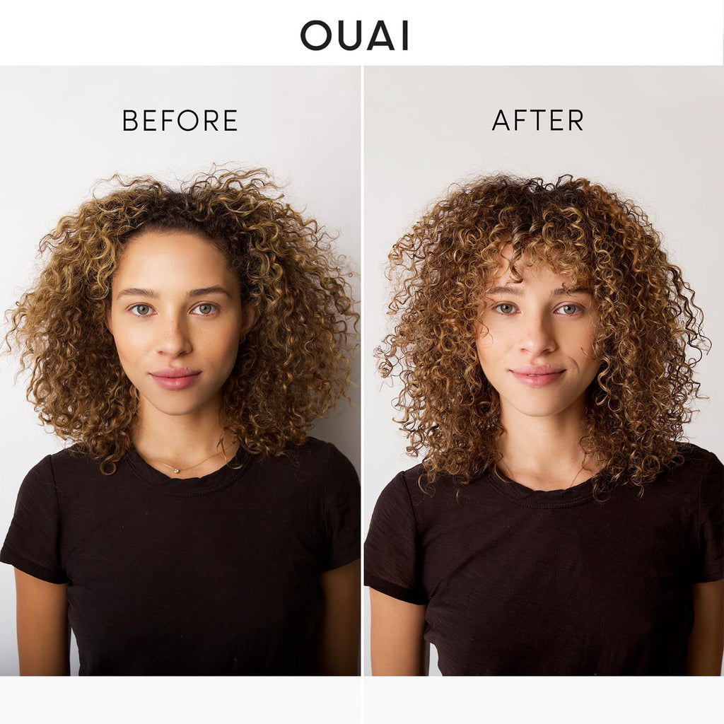OUA Cur Crea Cur Definin Crea wit Chi Linsee Oi Enhance Definition Hydratio Shin Tame Friz Protect fro Humidit Silicone-Fre Curl Hai Product fo Wome ( oz)