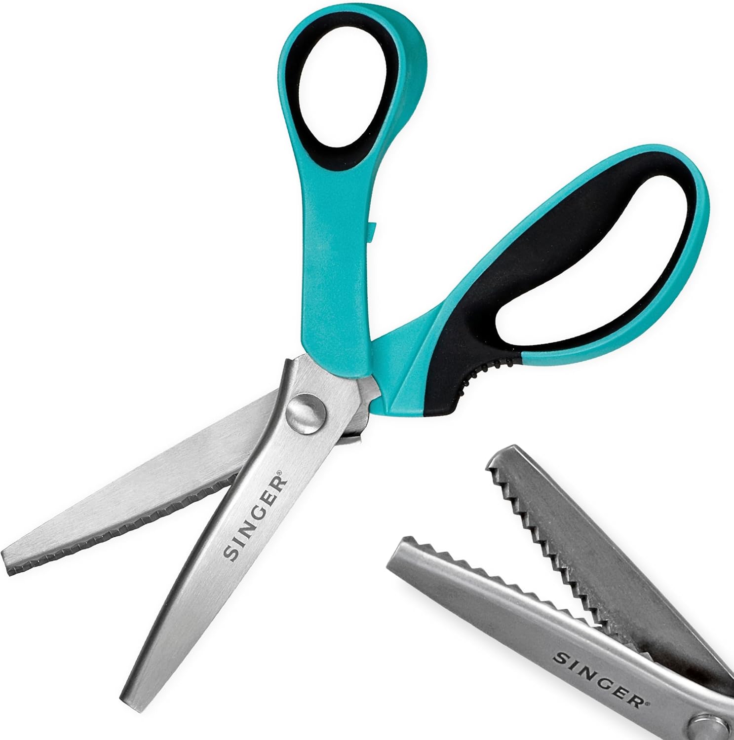 SINGE ProSerie 9inc Pinkin Shear Heavy-Dut Stainles Stee Zigza Cu fo No-Fra Fabric Sewin Craf Edging