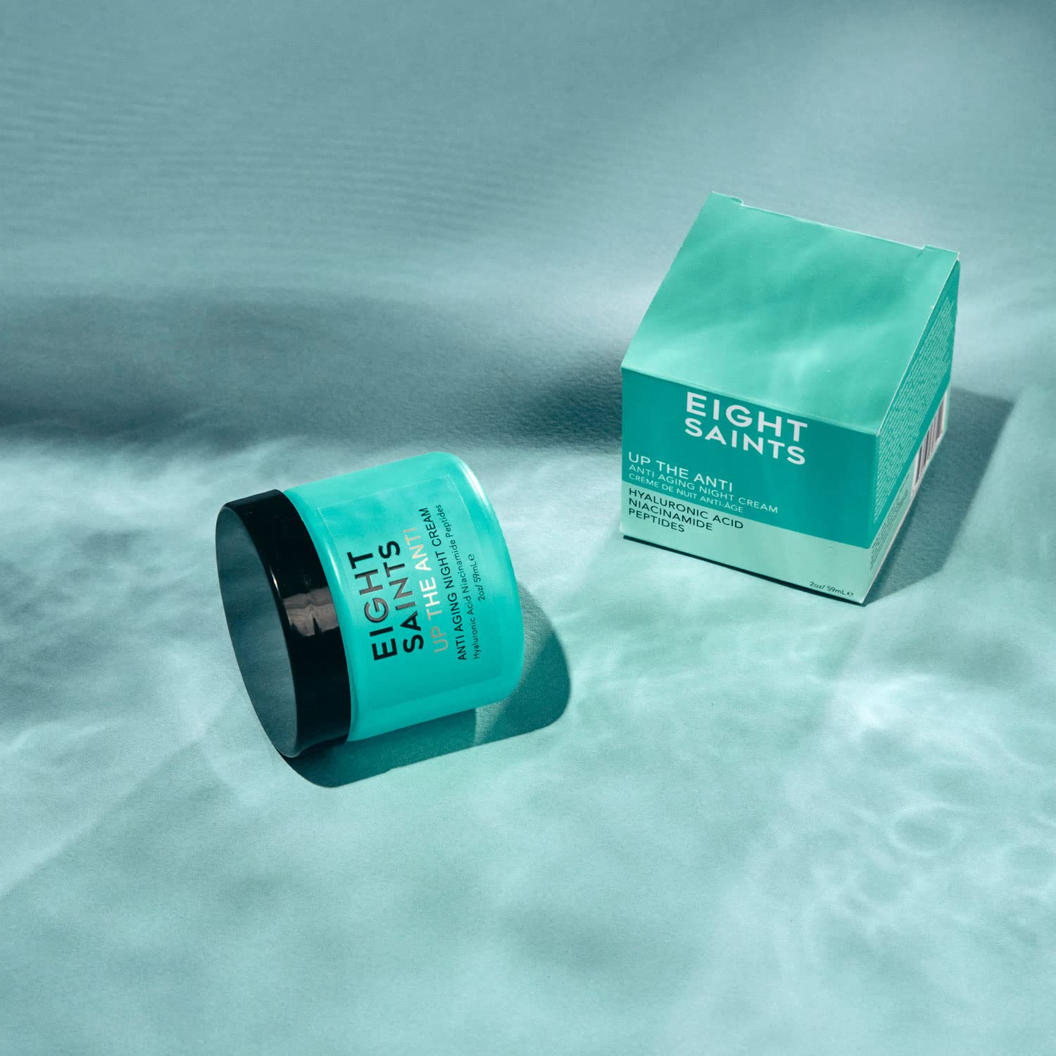 Eigh Saint Ski Car U th Ant Nigh Crea Fac Moisturize t Reduc Fin Line an Wrinkles Natura an Organi Ant Agin Crea Fo Fac Nec wit Niacinamid an Hyaluroni Acid Ounces