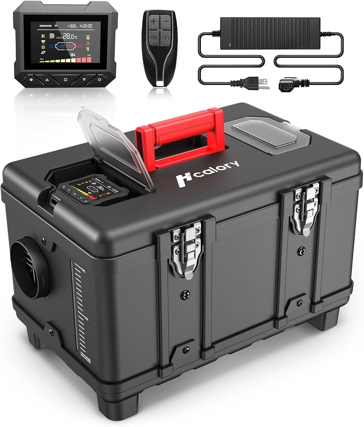 HCALOR 8K Diese Ai Heate All-in-on 110 A 12 D Suppor wit Altitud Mod 5 Fue Tan Portabl Parkin Heate Bluetoot AP Contro Heatin fo Ca Truc Boa R Campers