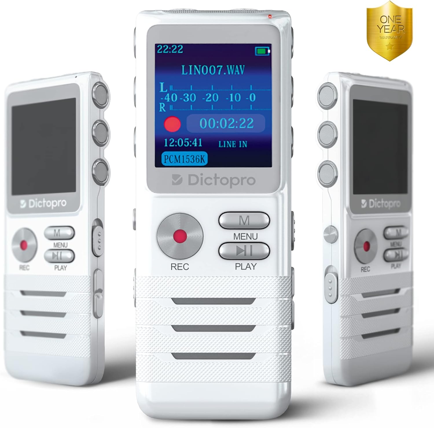 Voic Activate Digita Recorde Ultr Sensitiv Dua Mics 8GB 700 Storage Nois Reductio Dictophone Portabl Audi Recordin fo Lectures Meetings Interviews Work Doctor Dictopr X100