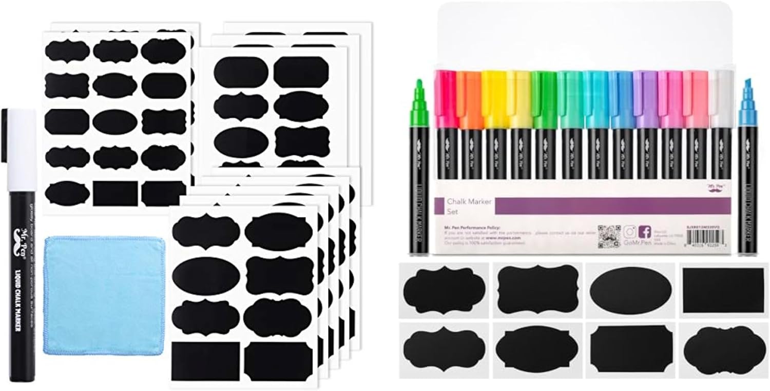 Chal Marker an Chalkboar Labels