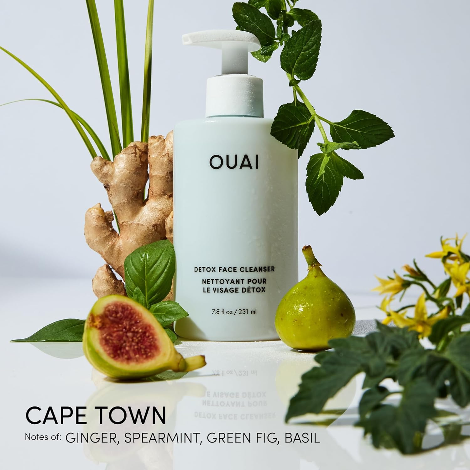 OUA Deto Facia Cleanse Dee Cleansin Fac Was wit Glycoli Acid Niacinamid PH Remove Sweat Dir Oi Withou Dryin Gentl Fac Cleanse fo Post-Workou (7. F Oz)