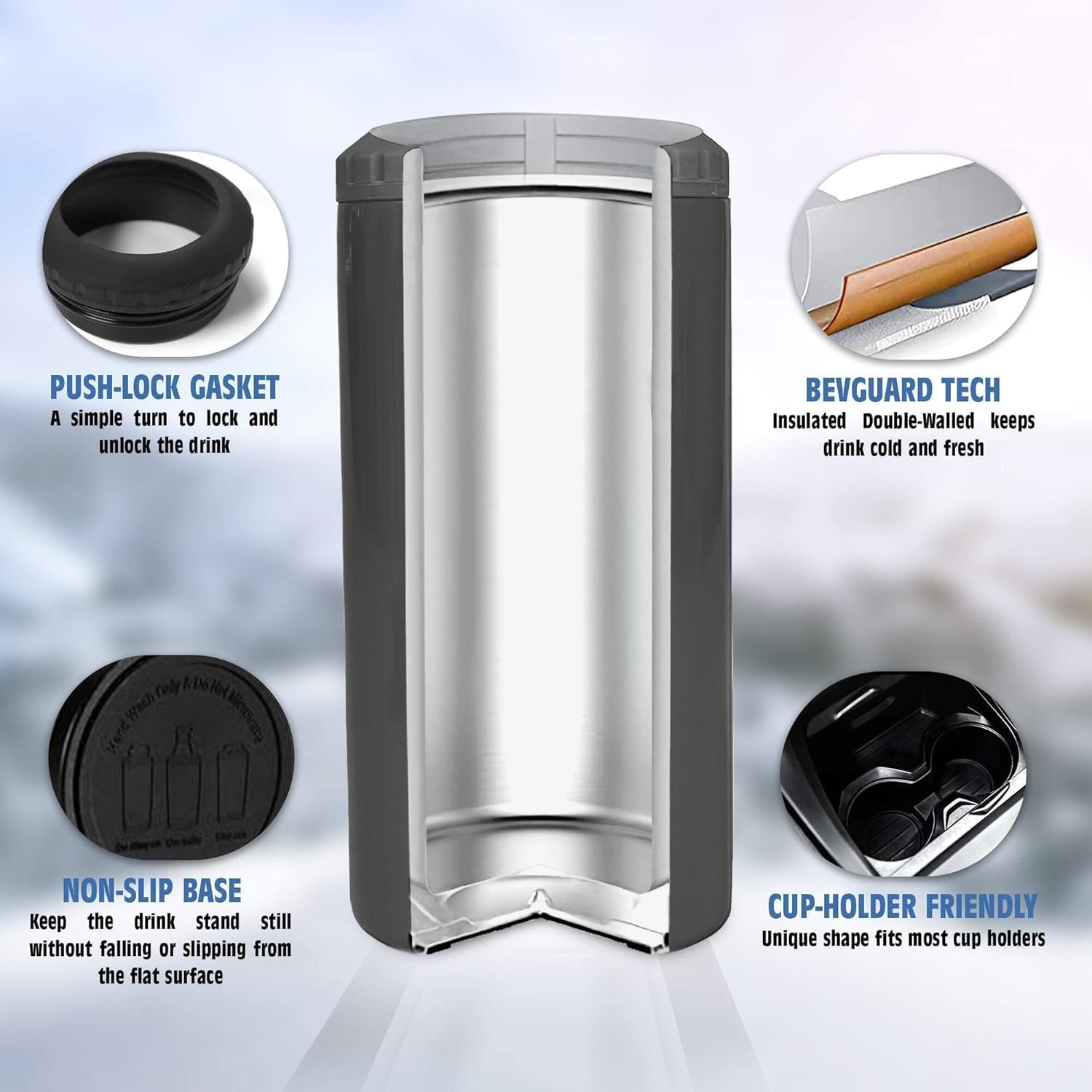 SANDJEST 4-in-1 Dad Tumbler Gifts for Dad from Daughter Son - 12oz Funny Ugly Children Dad Can Cooler Tumblers Travel Mug Cup - Insulated Cans Coozie Travel Mug Christmas, Birthday, Father's Day Gift