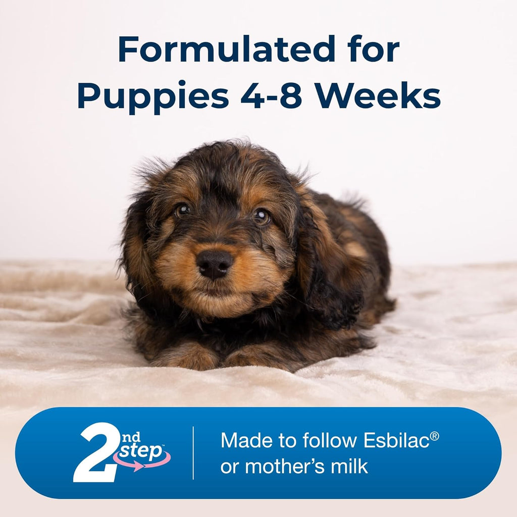 Pet-Ag Esbilac 2nd Step Puppy Weaning Food - 5 lb - Powdered Puppy Weaning Formula with DHA, Natural Milk Protein, Vitamins Minerals for Puppies 4-8 Weeks Old - Easy to Digest