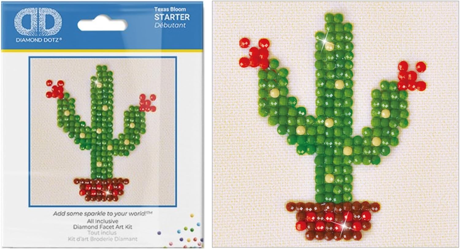 DIAMON DOT Texa Bloom Flowe Diamon Paintin Kit fo Adult Diamon Ar Kit Relaxin Creativ Craf Ki wit Dot Gem 3inchx3inch