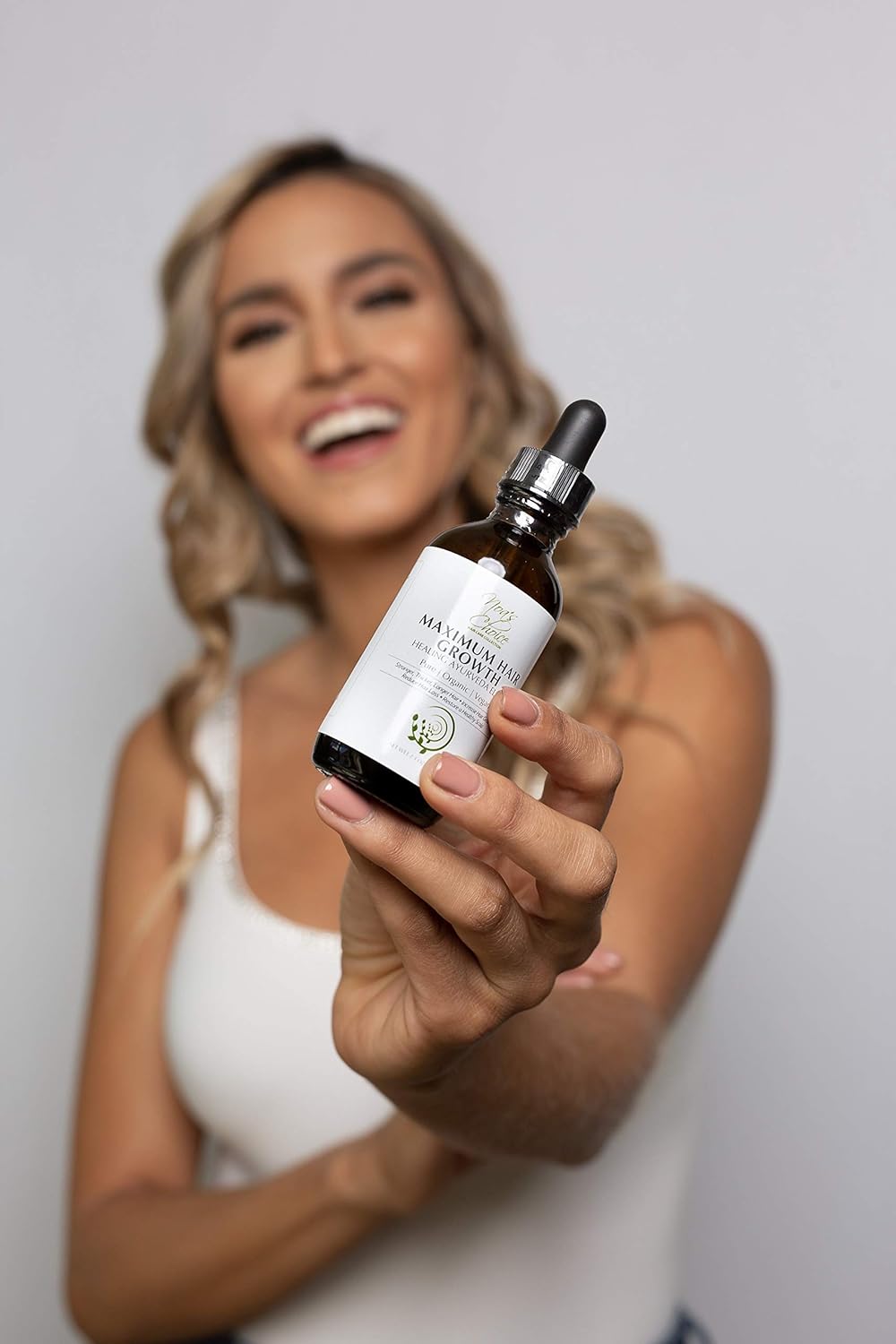 Maximu Sli Noa' Choic ORGANI Ayurvedi Hai Growt Formul fo FULLER Longer Thicker Healthie Hair Reviv you Hai an Scal TODAY Bes Treatmen fo Hai Los Thinnin Hai 2. oz