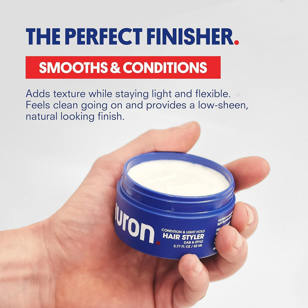 Huro Clea Citru Wood Hai Style Conditionin an Friz Contro Pomad Lightweight Nourishin Hai Stylin Crea wit She Butte Coconu Oi Matt Finis 2. oz