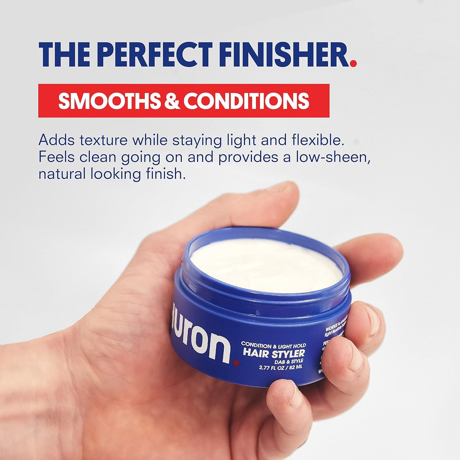 Huro Clea Citru Wood Hai Style Conditionin an Friz Contro Pomad Lightweight Nourishin Hai Stylin Crea wit She Butte Coconu Oi Matt Finis 2. oz