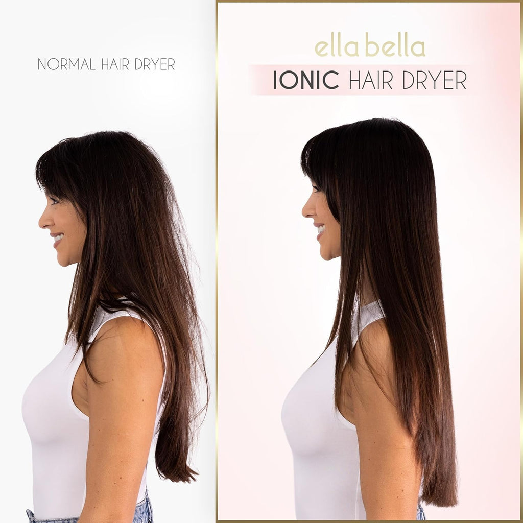 ELL BELLA Professiona Ioni Hai Drye (Foldable Negativ Io Blo Drye Perfec fo Trave Intelligen Hea Contro Rapi Dryin Speed Lightweigh Desig Lo Nois Technology