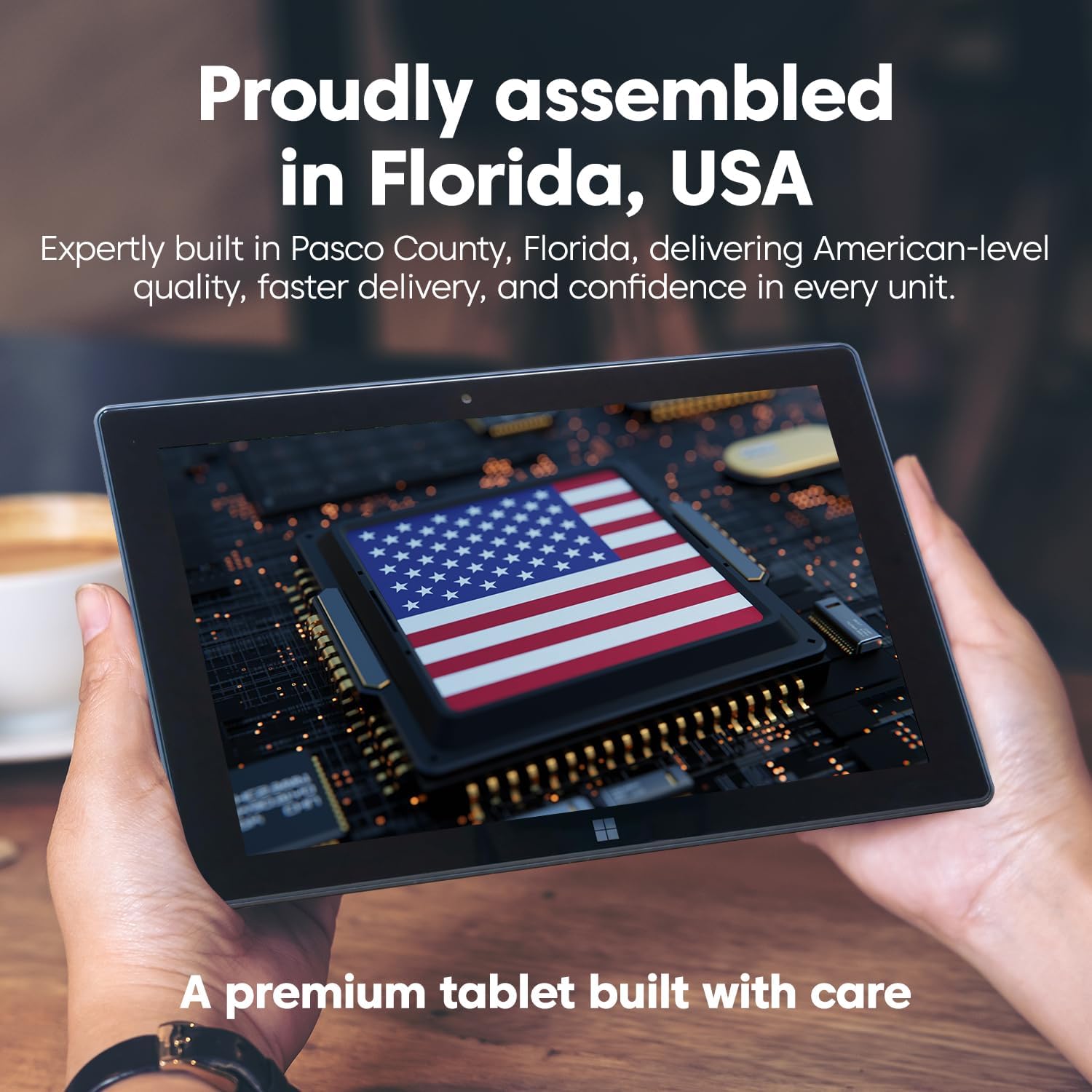 Fusion5 Built in USA 10.1¡± Windows 11 Professional Tablet PC FWIN232 PRO N5, 12GB RAM, 512GB SSD, Intel 13th Gen, Full HD Windows Tablet, USB C, HDMI - 2 Year Full Warranty with Accidental Damage