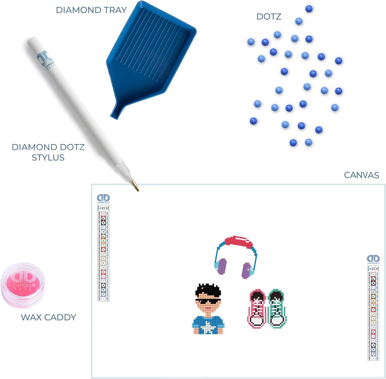 Diamon Dot Coo BO Diamon Paintin Kit fo Kid Diamon Ar Kit Relaxin Creativ Craf Ki wit Dot Gems