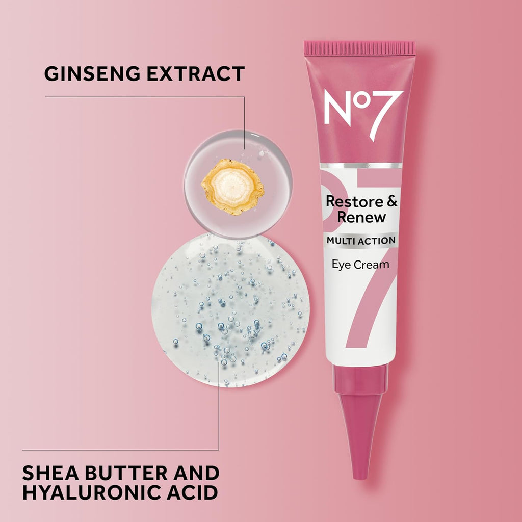 No Restor Rene Mult Actio Ey Crea Ski Renewin Unde Ey Crea fo Puffines Dar Circle Moisturizin Formul fo Wrinkle (15ml)