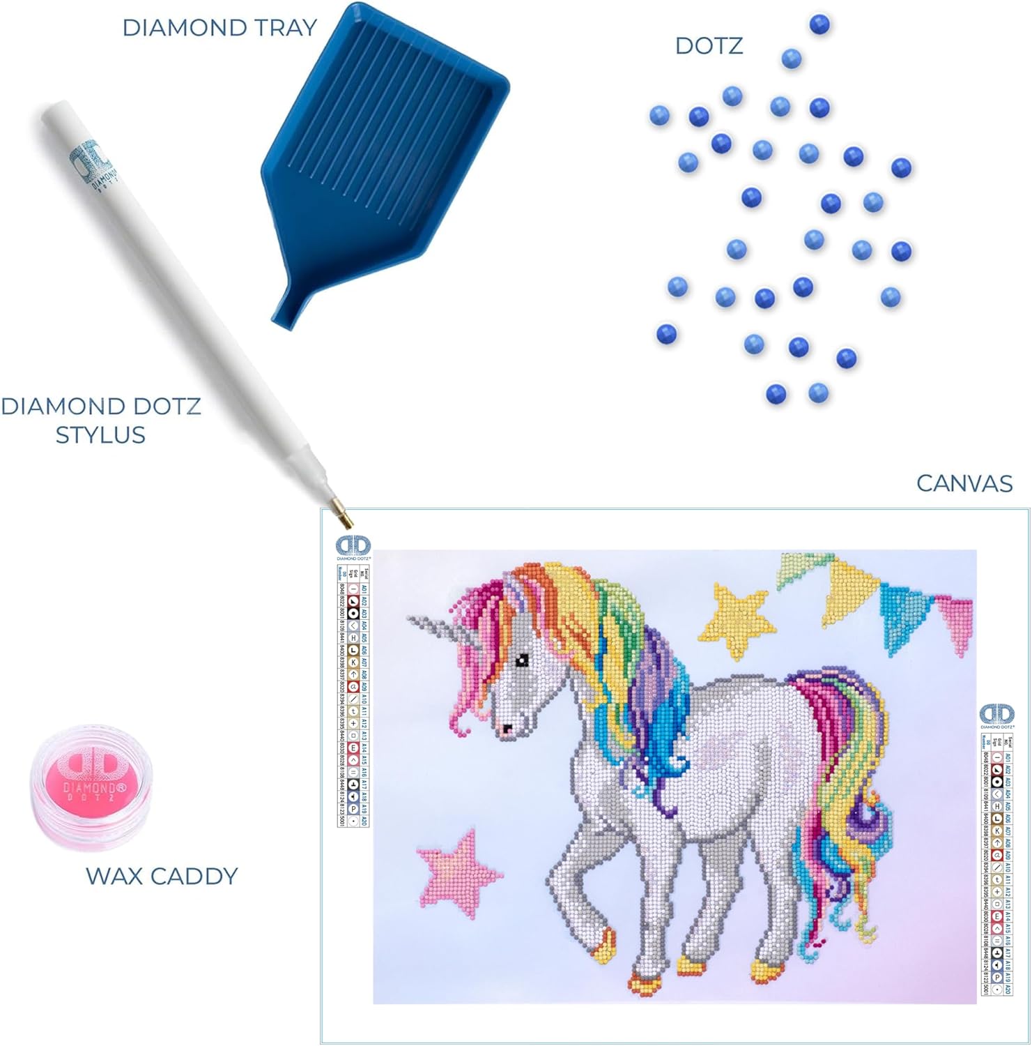 DIAMON DOT a Hom Unicor Carnival Partia Drill Roun Dotz Diamon Paintin Kits Diamon Ar Kit fo Adults Ge Art Diamon Art 19.3inc 15.4inch