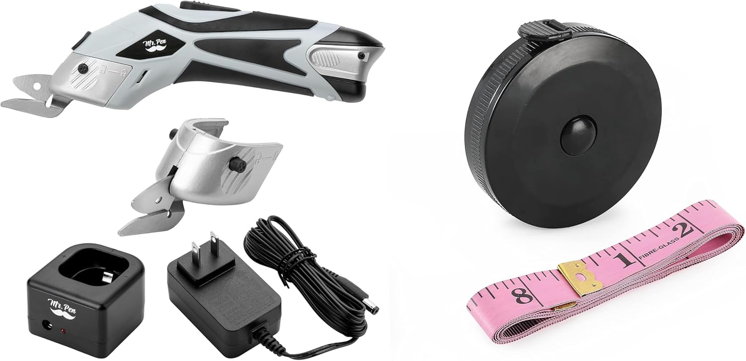 Electri Scissor an Measurin Tape