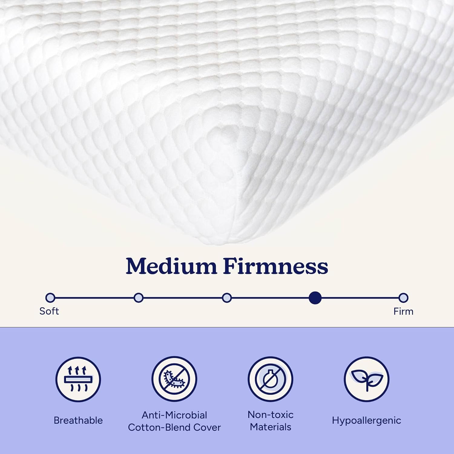Sleepery Kids for Max & Lily, Two Pack 5 Inch Twin Memory Foam Mattresses with Breathable, Washable Cotton Cover