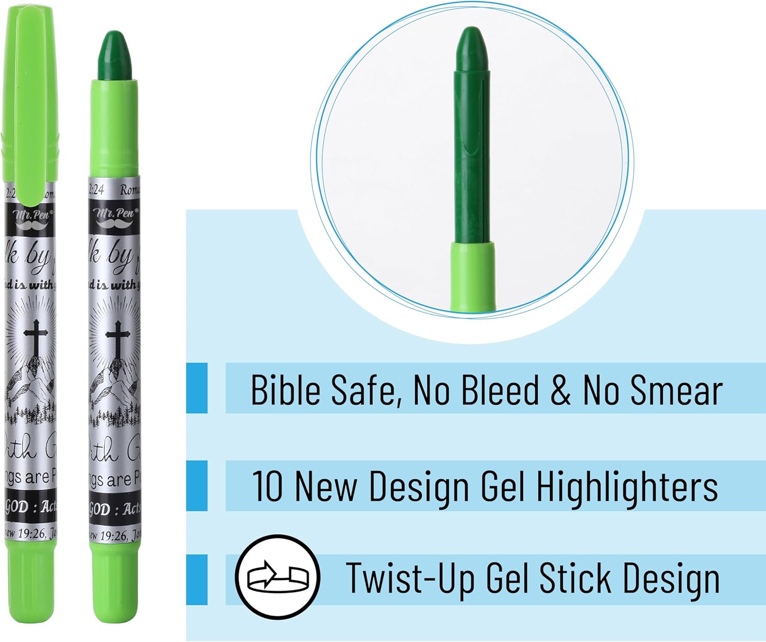 Bibl Journalin Kit 1 Pac 1 Ge Highlighters N Blee Pens Bibl Pen an Highlighters N Bleed Gift