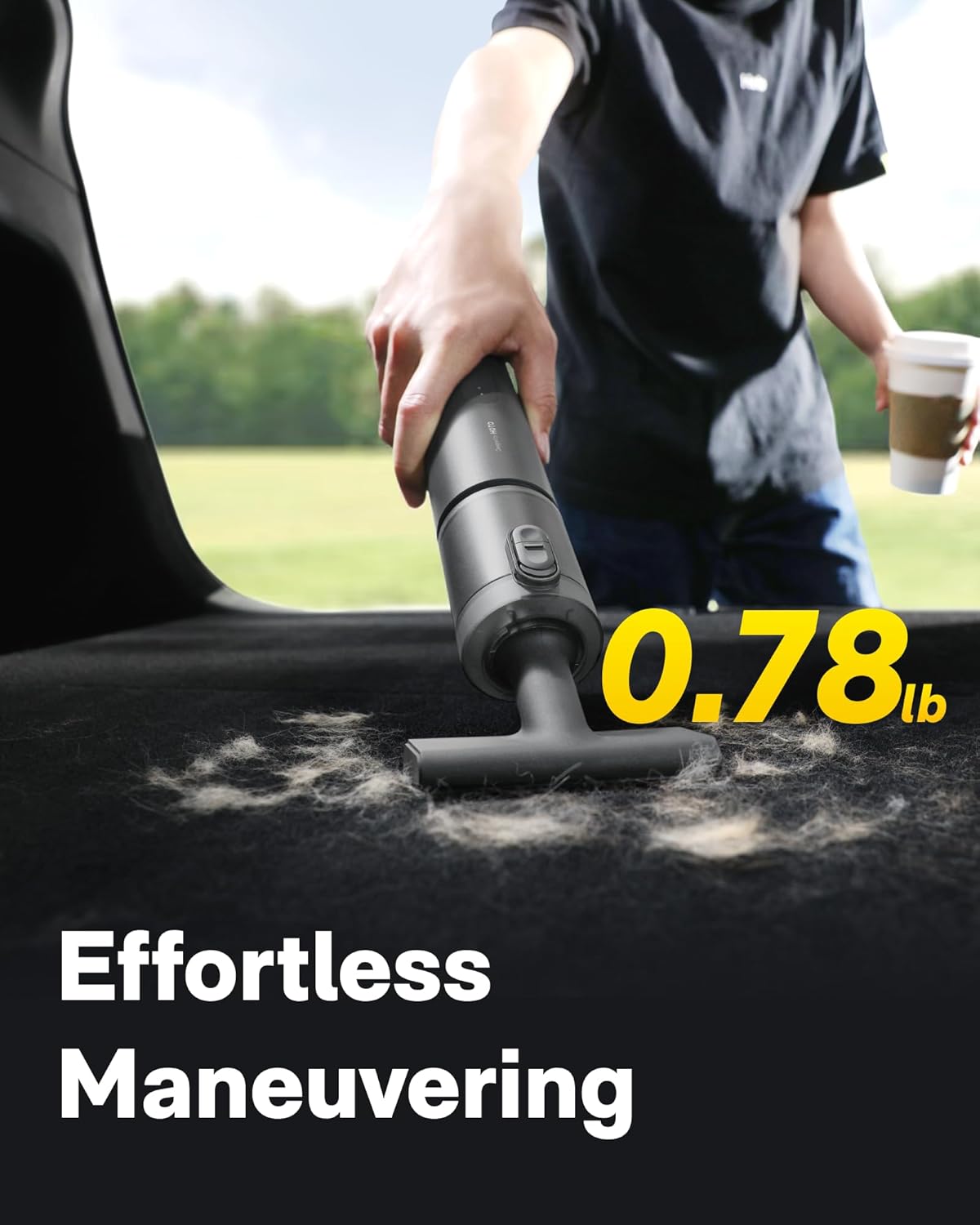 HOT Handhel Ca Vacuu Cleane Cordless 4-in- Portabl Min Vacuu wit 20000P Stron Suction Electri Compresse Ai Duste Blowe fo Car Desk Computer Keyboard Home Offic Cleaning