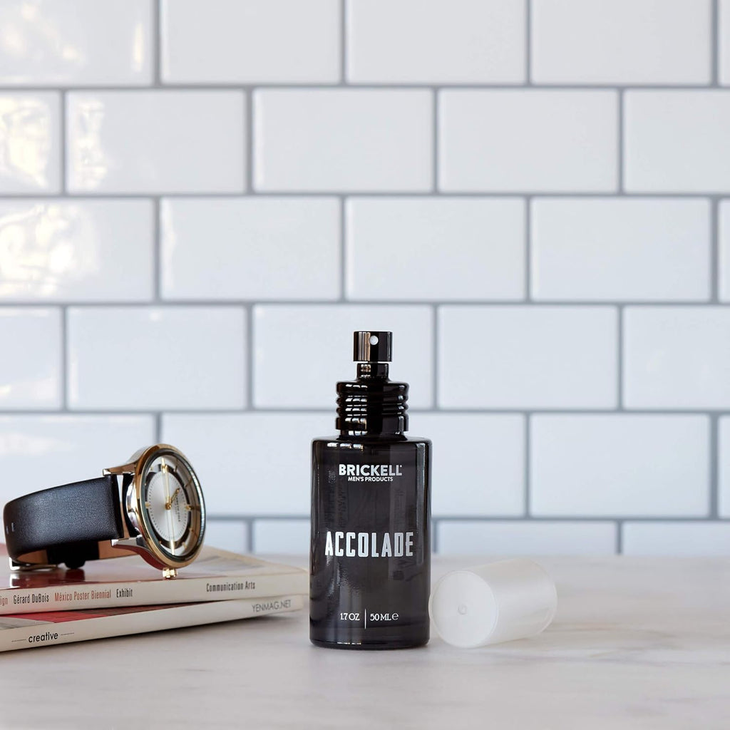 Brickel Men' Accolad Cologn fo Men Italia Bergamot Cedarwood Sandalwood Lemon an Guaia Woo Scent Natura an Organic 1. Ounces